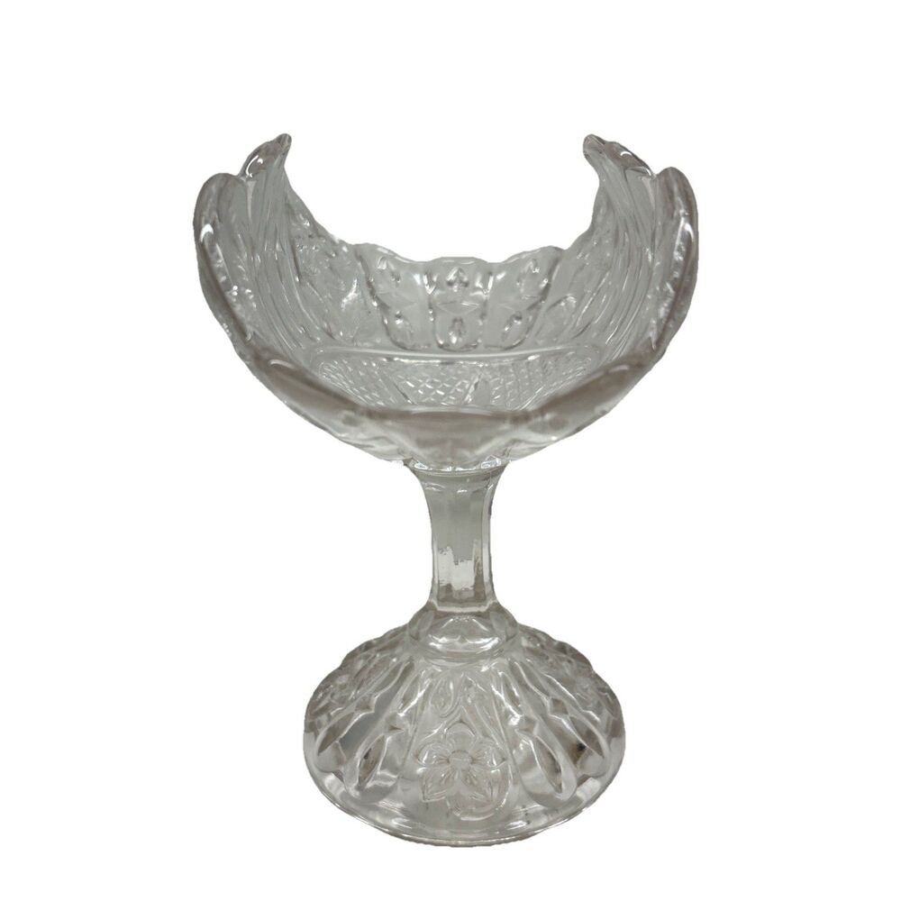 Vintage 8.5” Tall Pedestal Banana Holder Glassware VGC - Beautiful Design